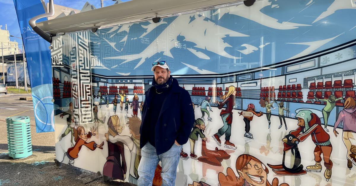 Grenoble. Un abribus réinventé devant la patinoire Polesud