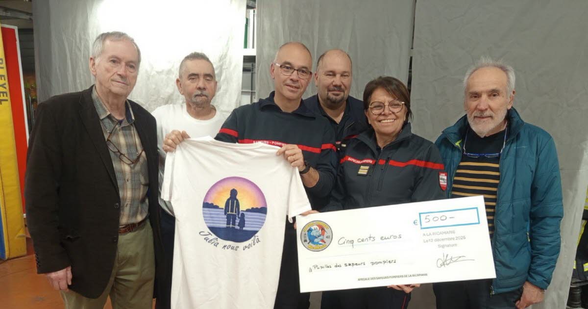 La Ricamarie. Les pompiers donnent 1 600 euros pour aider une jeune fille malade