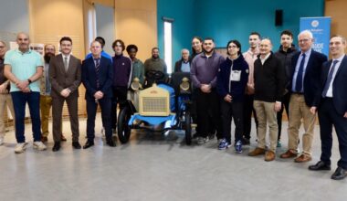 Saint-Chamond. Une réplique de la Stimula construite au lycée Claude-Lebois