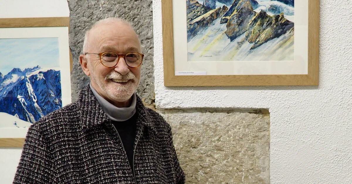 Grenoble. Guy Tournier expose ses aquarelles de montagne jusqu’au 20 décembre