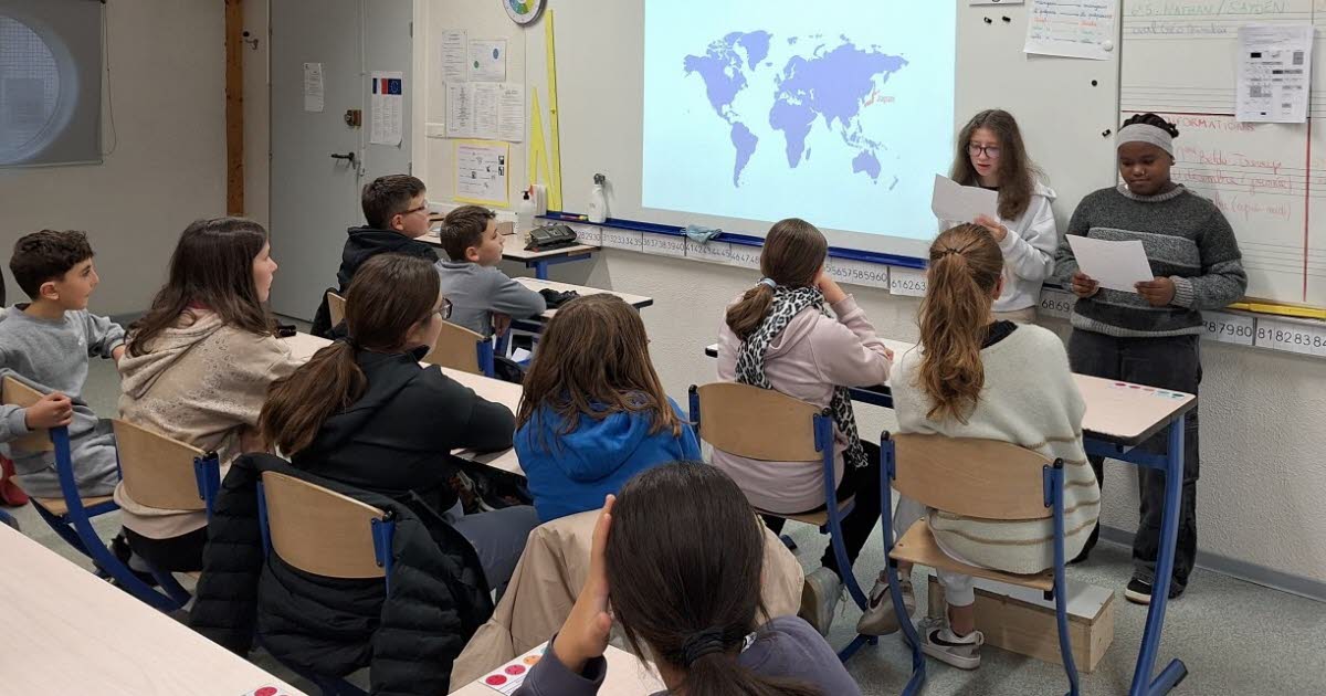 Unieux. Sur la route de Tokaïdo , une exposition d’estampes avec une classe Ulis du collège du Bois-de-la-Rive