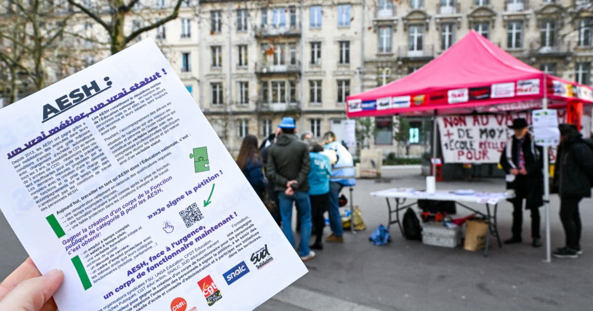 les AESH réclament « un vrai statut » et dénoncent la précarité de leur métier