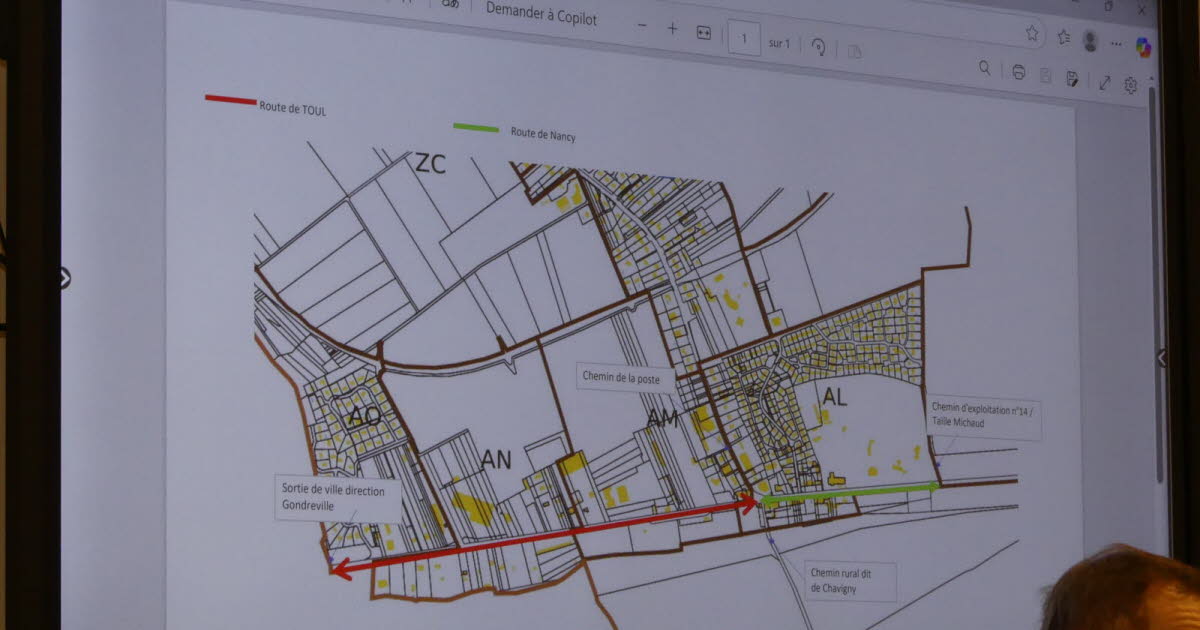 route de Toul et route de Nancy
