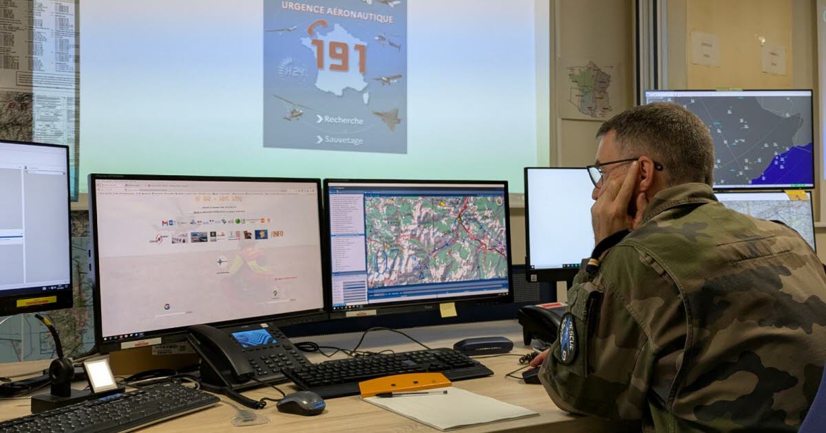 la base aérienne de Lyon pilote en France la recherche et le sauvetage d’aéronefs