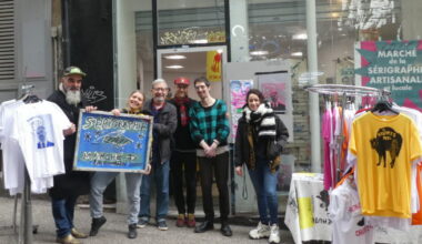 Lyon 1er Arrondissement. Derniers jours pour profiter du marché de Noël des sérigraphes lyonnais