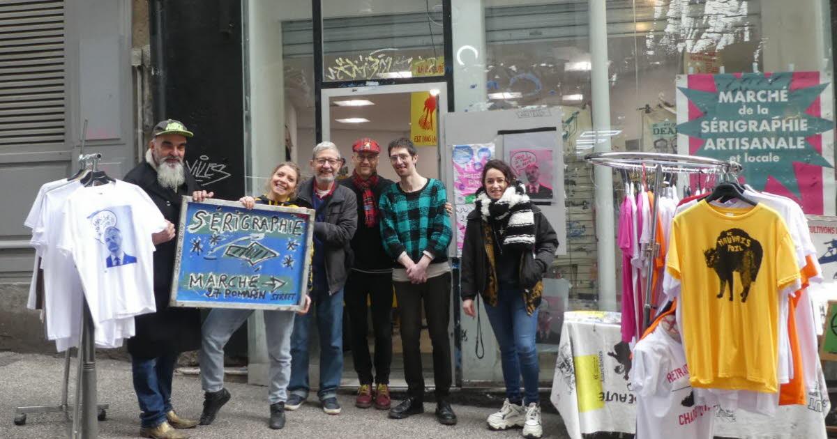 Lyon 1er Arrondissement. Derniers jours pour profiter du marché de Noël des sérigraphes lyonnais