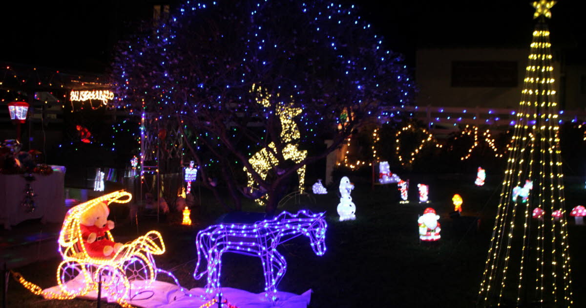 Ils décorent leur maison, chaque Noël, depuis 10 ans