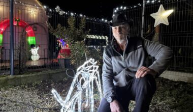 depuis près de 15 ans, ce Bressan illumine sa maison pour Noël
