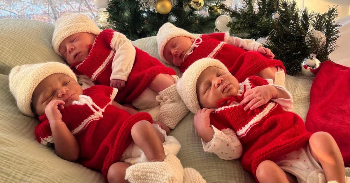 Lyon. À Lyon, les bébés arborent leurs tenues tricotées aux couleurs de Noël