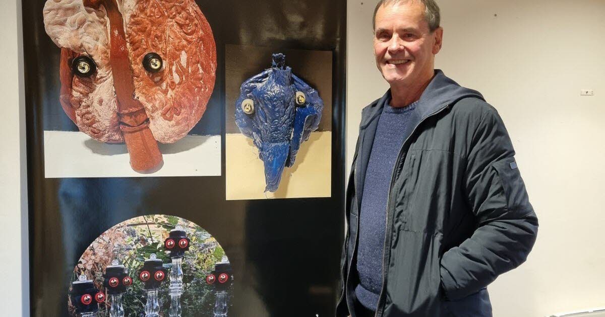 Oyonnax. Ses sculptures donnent une seconde vie aux purges de plastique