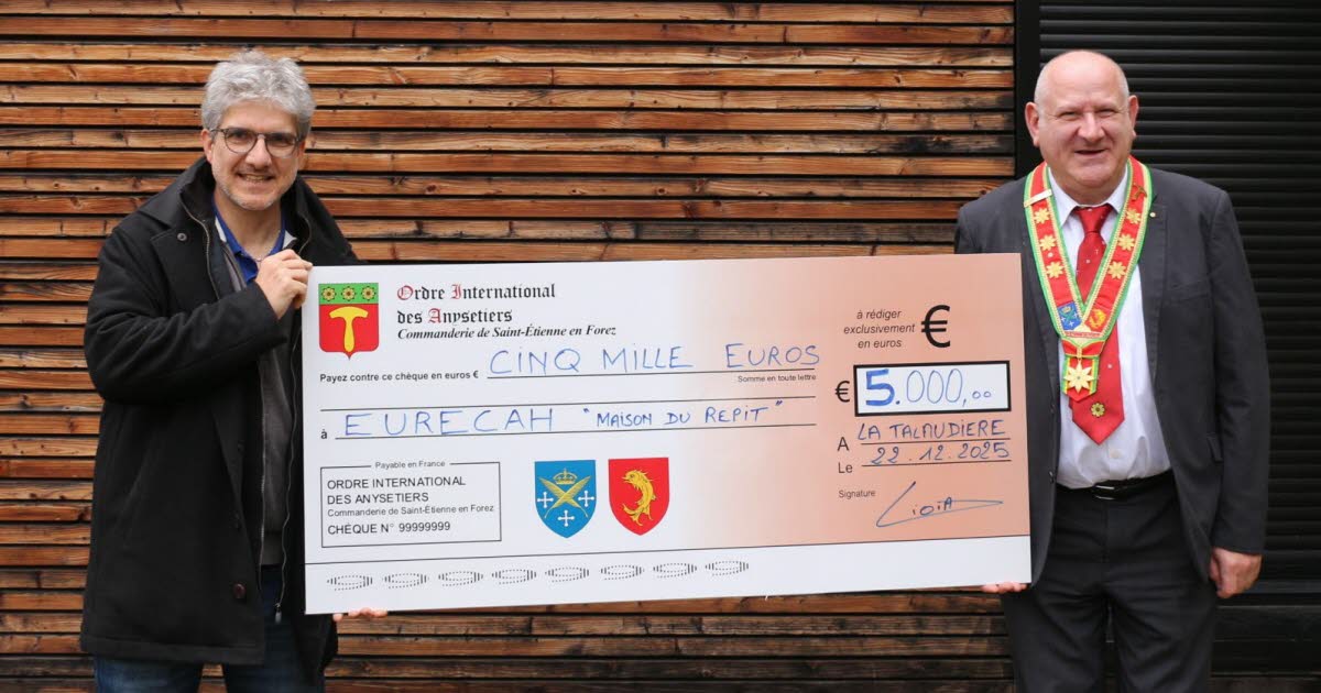 La Talaudière. Soutien solidaire pour la Maison du répit : Eurecah reçoit 5 000 euros