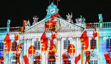 Vidéo mapping de la Saint-Nicolas place Stanislas