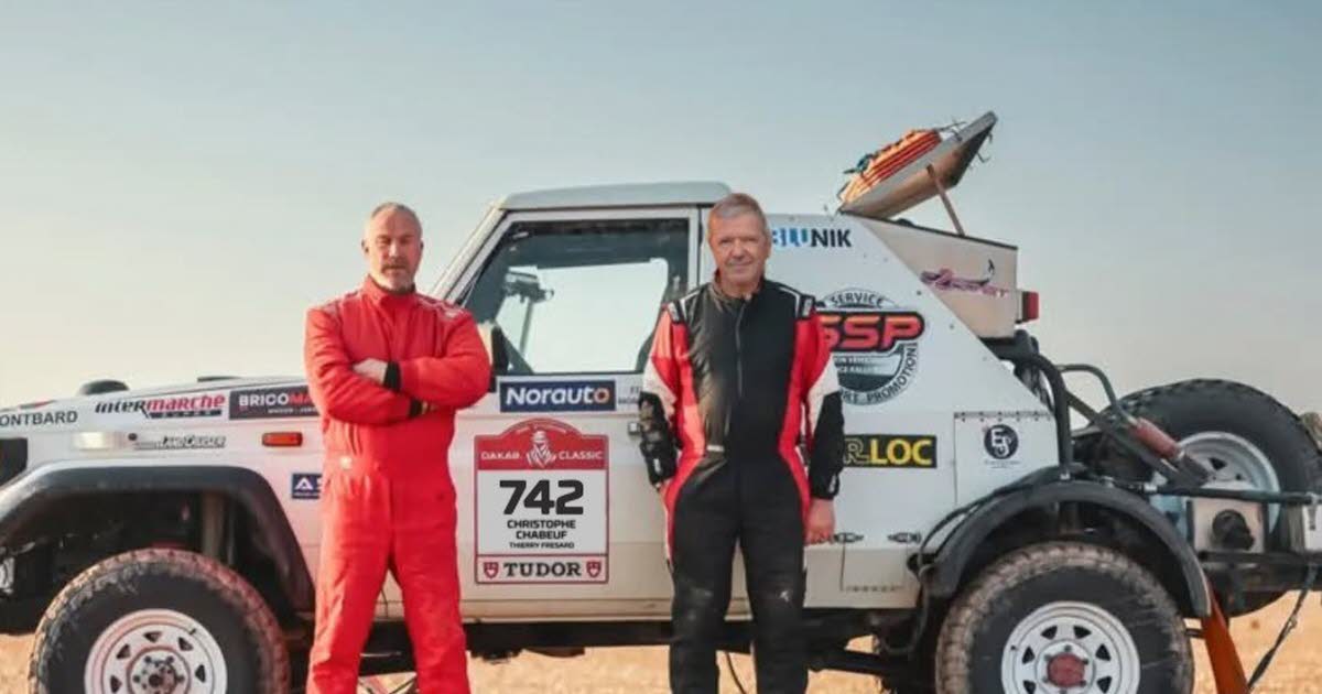 Thierry Frésard, le fondateur d'une marque de montres, prêt pour le Dakar Classic