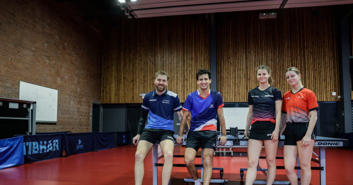 Akkuzu, Seyfried, Charlotte et Camille Lutz se sont entraînés ensemble à Strasbourg