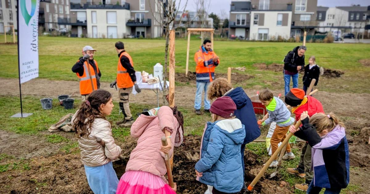 un îlot de verdure et de fraîcheur pour faire respirer le coeur de village