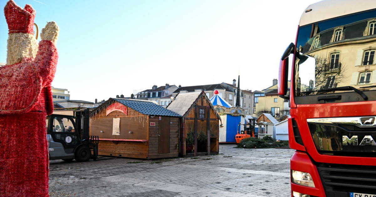 le village de Noël de la place Charles III s'efface, la nouvelle année approche !