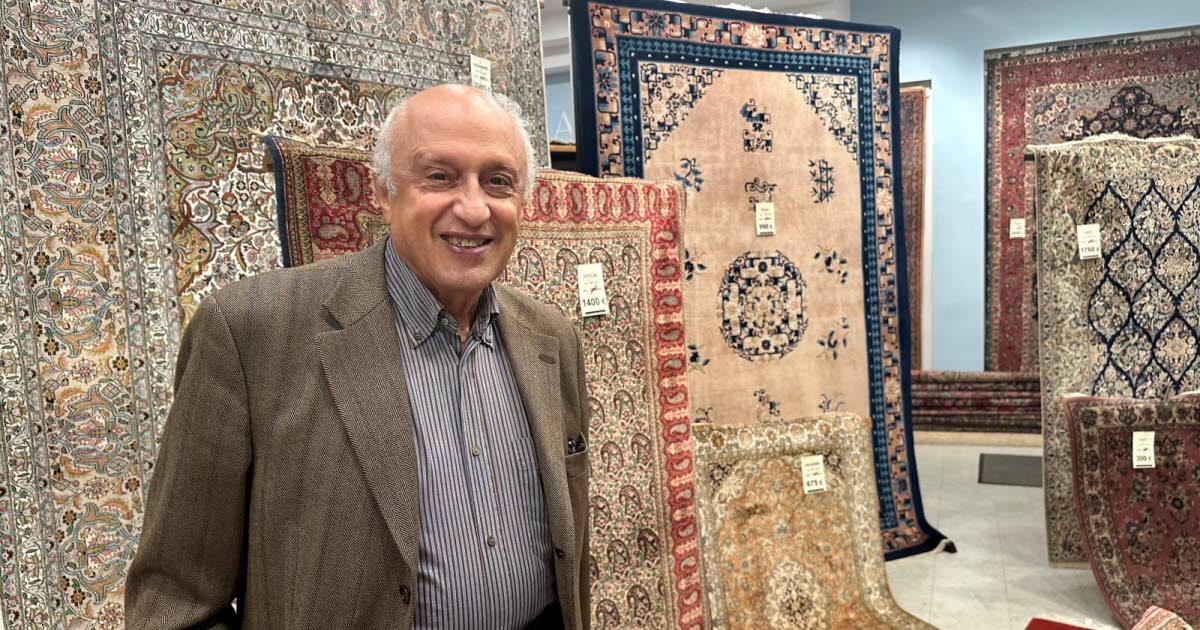 Strasbourg. À 82 ans, Manoutcher Chamszadeh va vendre ses 400 derniers tapis d'Orient