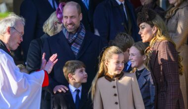 La famille royale britannique photographiée après le service de Noël à Sandringham