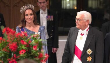 La reine, les princesses et les duchesses britanniques portent leurs somptueux diadèmes à Windsor en l'honneur du président allemand