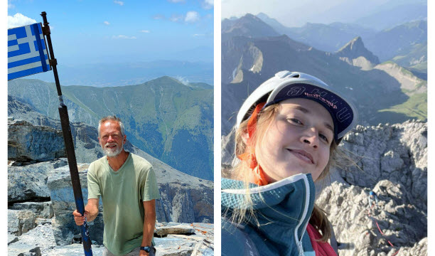 Pierre et Elia Poirot, originaire d’Étival-Clairefontaine, sont décédés lors d’une course d’alpinisme dans le massif du Mont-Blanc.  Photo DR