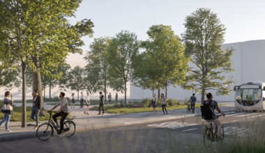 le stationnement va être supprimé sur cette place pour la transformer en "lieu de vie arboré"