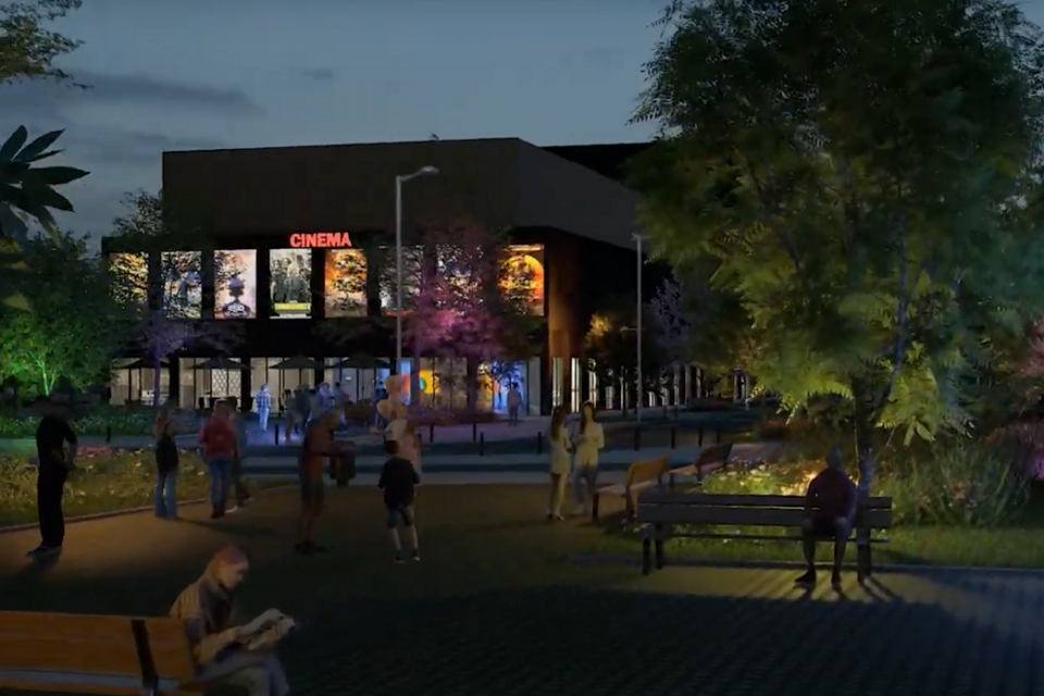 Parmi les équipements annoncés du futur quartier des Portes du Vercors, on retrouve un cinéma d'environ 1 000 sièges.