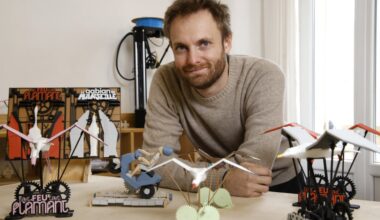 Gabian, scooter... Il crée des automates depuis son appartement à Marseille