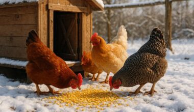 l'effet spectaculaire du maïs sur la ponte en plein hiver
