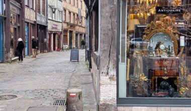 Pourquoi y a-t-il un quartier des antiquaires si développé à Rouen ?