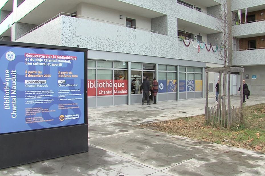 incendiée lors d'une attaque à la voiture-bélier, une bibliothèque de Grenoble rouvre 10 mois après dans un autre lieu