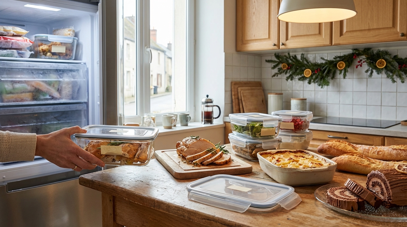 Restes de Noël : ce que vous pouvez congeler sans risque d’intoxication (et ceux à jeter d’urgence)