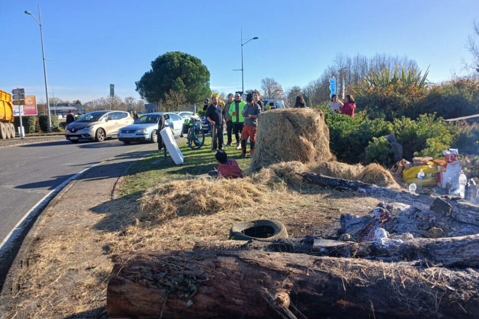 Un barrage filtrant s'est mis en place au niveau de l'entrée de l'autoroute à Saint-Gaudens.