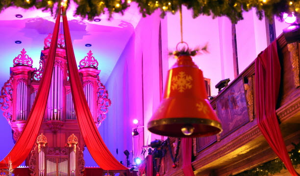 Saint-Guillaume à l’heure de Noël.   Photo Laurent Réa