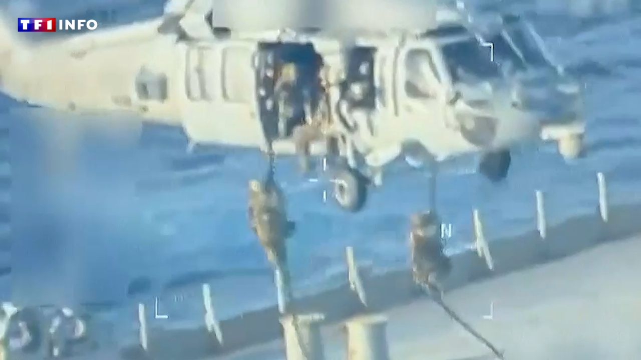 Les images de l'impressionnante saisie d'un pétrolier par les États-Unis au large du Venezuela