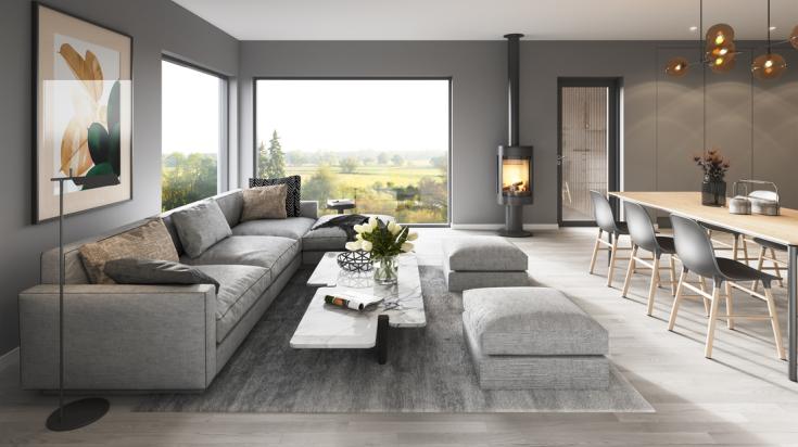 Inspiration déco : 4 couleurs mates pour réinventer votre salon