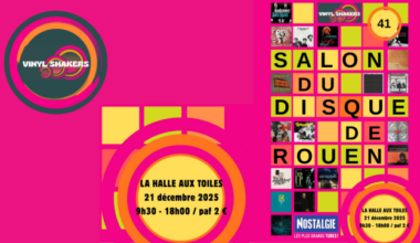 Le salon du disque se tient ce dimanche 21 décembre 2025 à Rouen