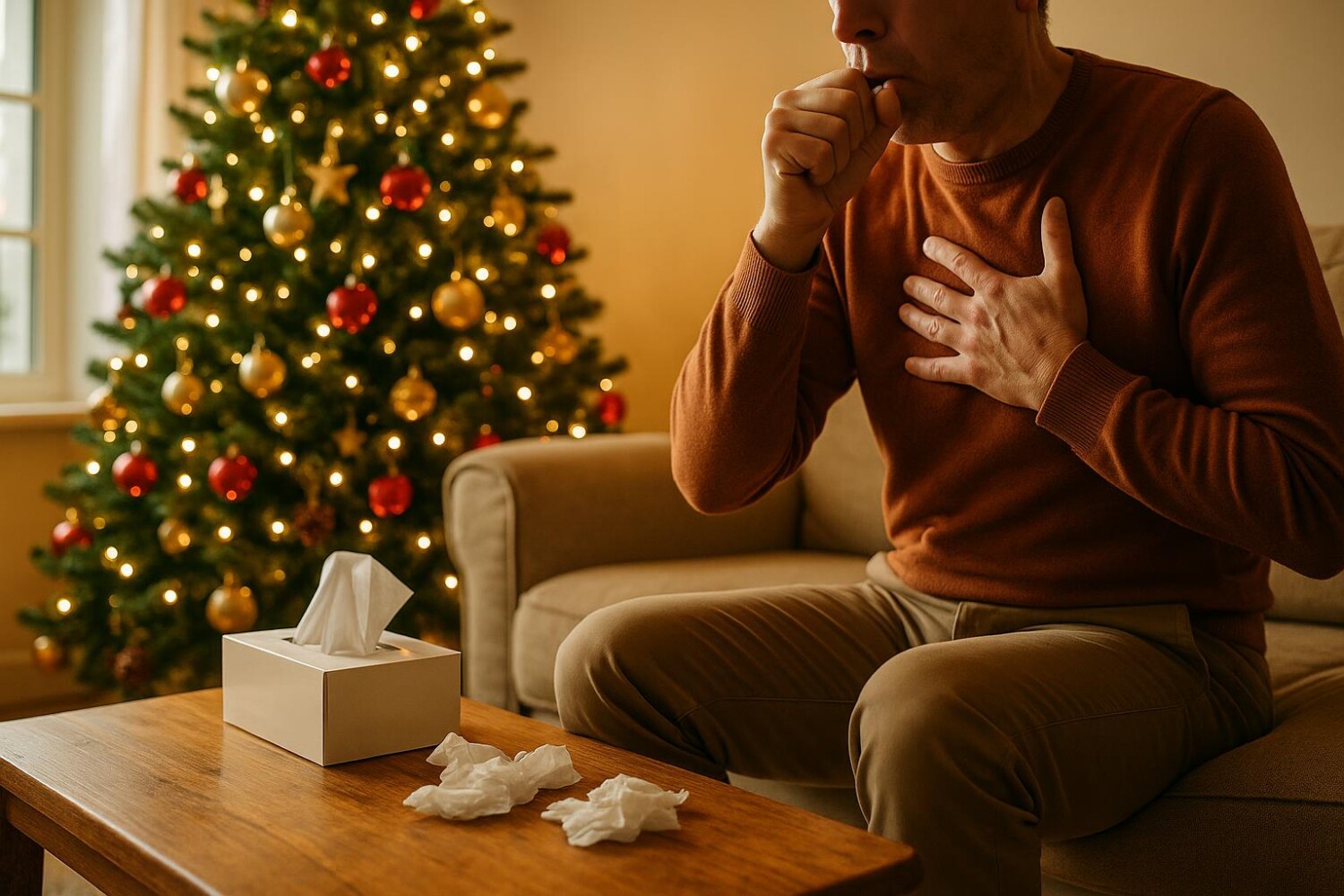 "Syndrome du sapin de Noël" : voici pourquoi vous toussez depuis que vous l'avez installé