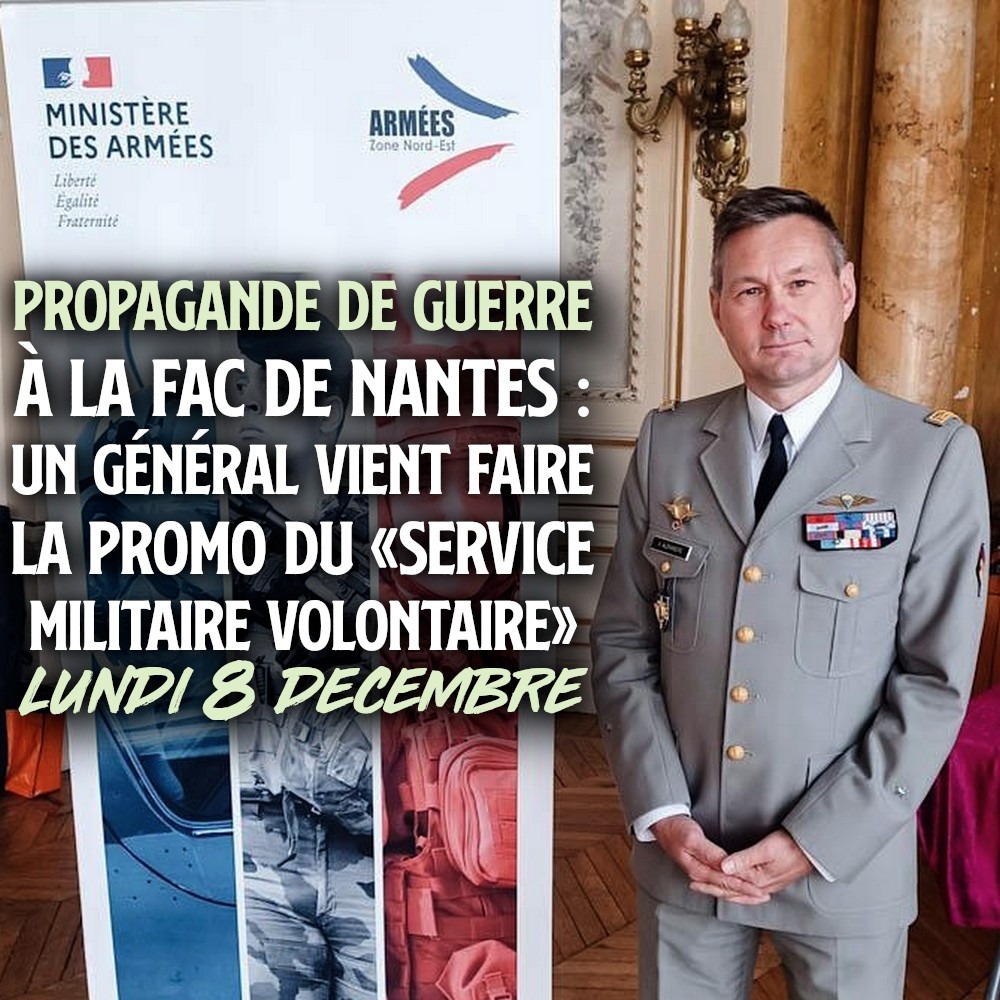 Le général Vincent Alexandre, en charge du service militaire volontaire, viendra à l