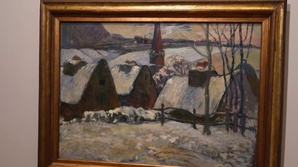 Art : "Village breton sous la neige", le tableau renversant de Paul Gauguin