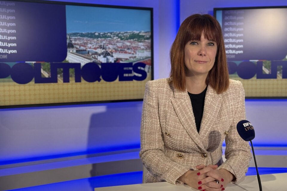 La candidate du RN à la Métropole de Lyon Tiffany Joncour.