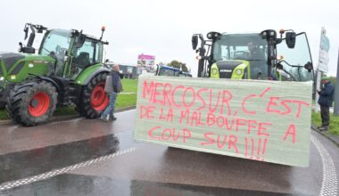 Soixante agriculteurs vosgiens prennent la route de Bruxelles contre l’accord UE-Mercosur