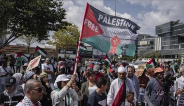 Des Sud-Africains manifestent leur solidarité avec les grévistes de la faim pro-palestiniens emprisonnés au Royaume-Uni