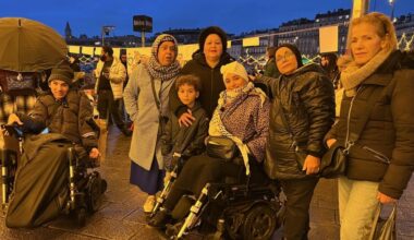 une manifestation pour les droits des personnes handicapées à Marseille