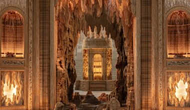 Vue d’exposition « Palazzo » au Palais des Papes, Avignon