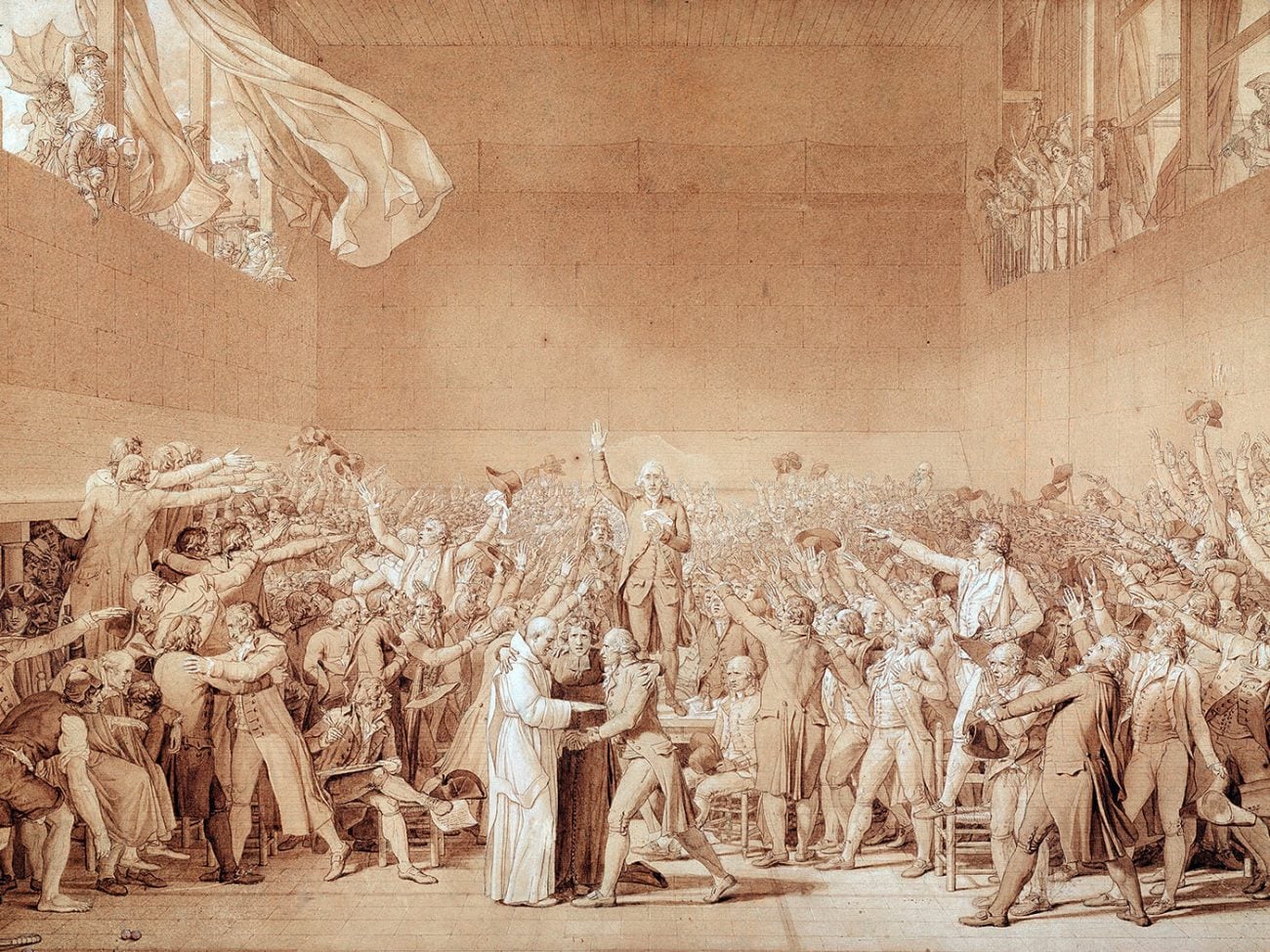 Jacques-Louis David, Le Serment du Jeu de Paume