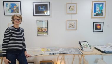 Après la brocante, Odile Grunberg lance sa galerie, à Montbron, qui mêle photos et peintures