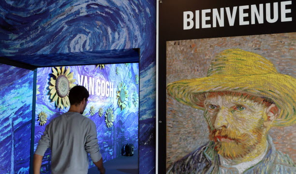 Van Gogh, the Immersive Experience, au Parc des expositions.   Photo Laurent Réa