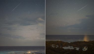 Les étoiles filantes « Géminides » photographiées dans le ciel de La Réunion 