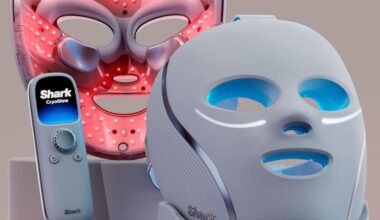 Visage parfait garanti avec ce masque LED CryoGlow de Shark qui révolutionne les routines beauté