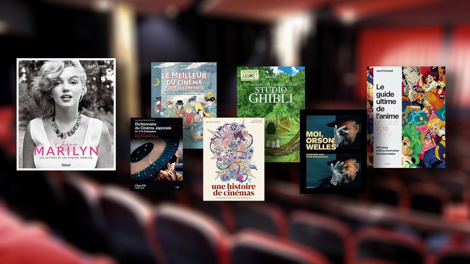 sept livres cinéma à glisser sous le sapin des cinéphiles